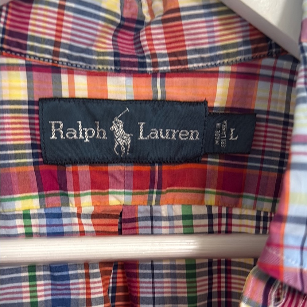 Ralph Lauren Plaid Short Sleeve Shirt - Picture 2 of 4